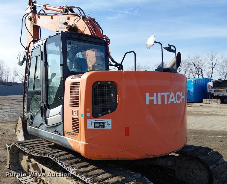 image for item FK0844 2014 Hitachi ZX135US-5N mini excavator