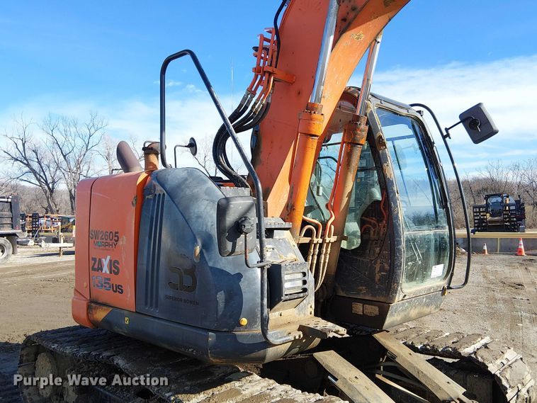 image for item FK0844 2014 Hitachi ZX135US-5N mini excavator