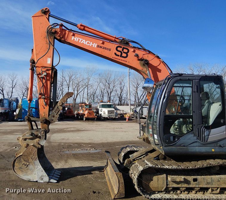 image for item FK0844 2014 Hitachi ZX135US-5N mini excavator