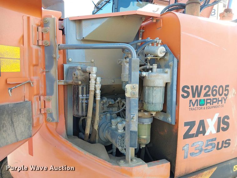 image for item FK0844 2014 Hitachi ZX135US-5N mini excavator