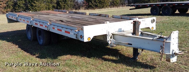 image for item FK0859 1997 Towmaster T-20T tilt deck equipment trailer