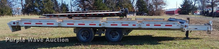 image for item FK0859 1997 Towmaster T-20T tilt deck equipment trailer