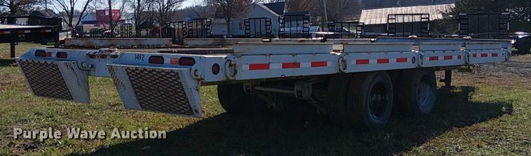 image for item FK0859 1997 Towmaster T-20T tilt deck equipment trailer