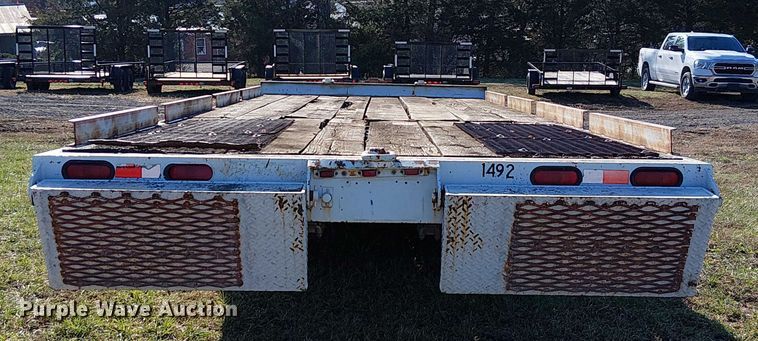 image for item FK0859 1997 Towmaster T-20T tilt deck equipment trailer