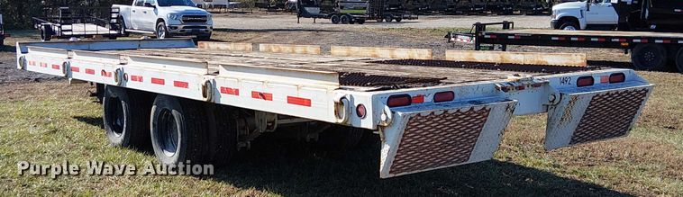 image for item FK0859 1997 Towmaster T-20T tilt deck equipment trailer