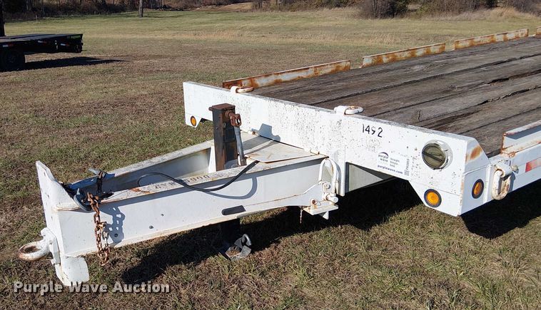 image for item FK0859 1997 Towmaster T-20T tilt deck equipment trailer