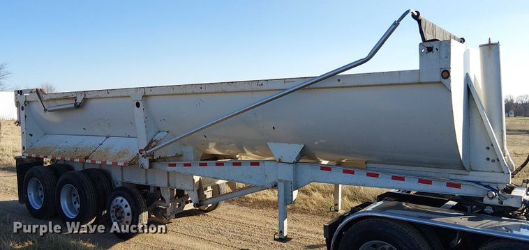 image for item FK0860 2021 Construction Trailer Specialists HRD 28 QF TRI end dump trailer