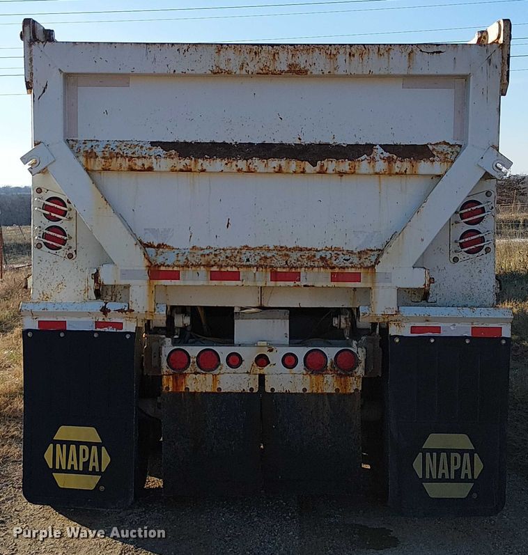 image for item FK0860 2021 Construction Trailer Specialists HRD 28 QF TRI end dump trailer