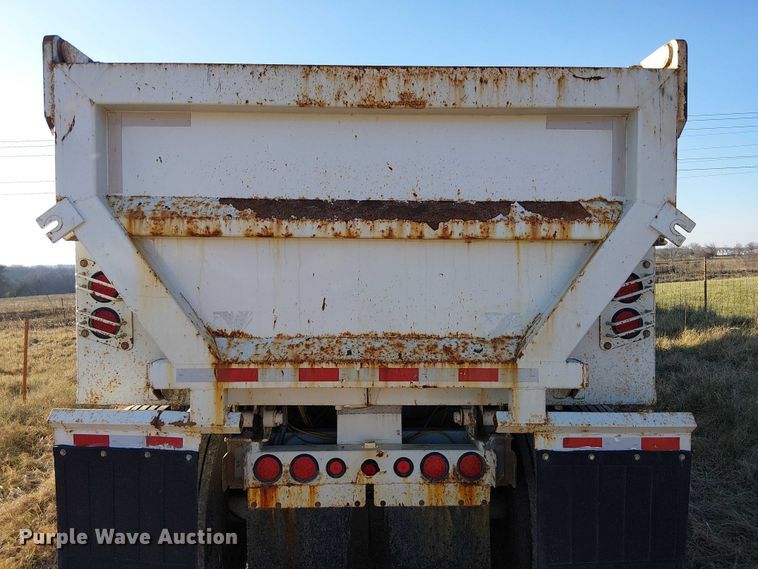 image for item FK0860 2021 Construction Trailer Specialists HRD 28 QF TRI end dump trailer