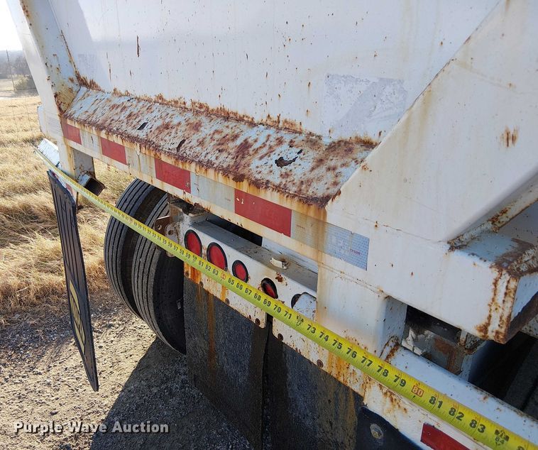 image for item FK0860 2021 Construction Trailer Specialists HRD 28 QF TRI end dump trailer