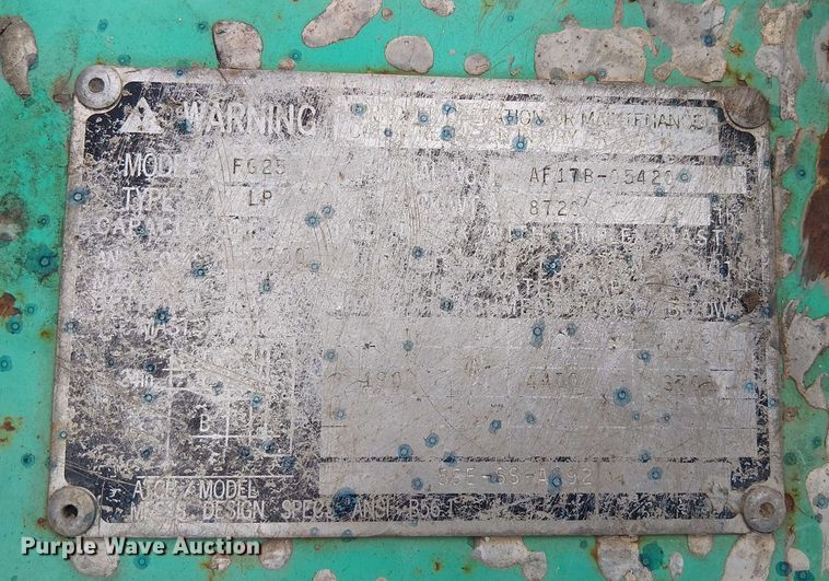 image for item FK0863 Mitsubishi FG25 forklift