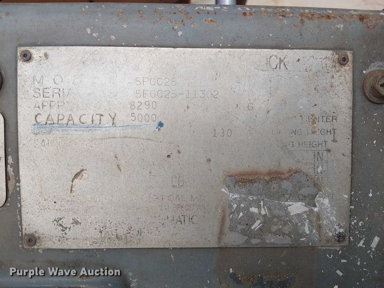 image for item FK0867 Toyota 5FGC25 forklift