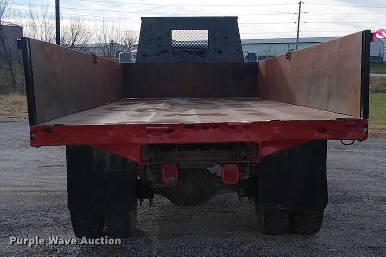 image for item FK0871 1998 Ford F800 dump flatbed truck