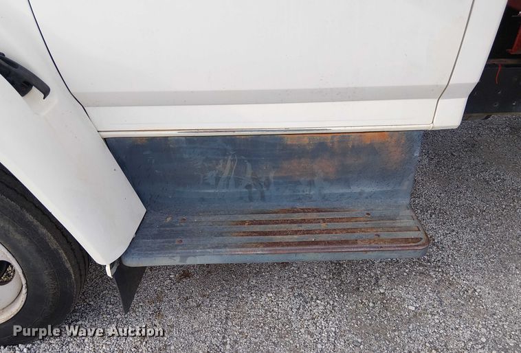 image for item FK0871 1998 Ford F800 dump flatbed truck