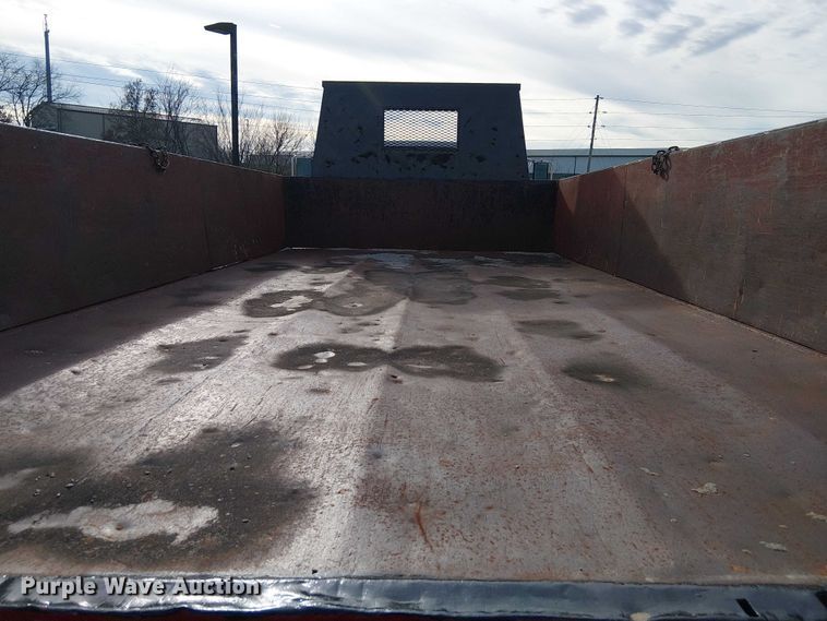 image for item FK0871 1998 Ford F800 dump flatbed truck
