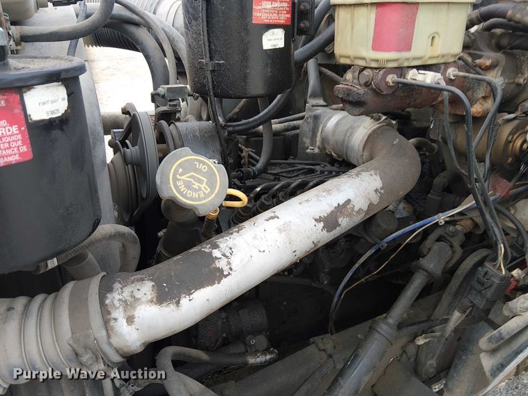 image for item FK0871 1998 Ford F800 dump flatbed truck