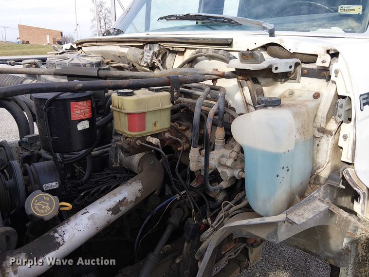 image for item FK0871 1998 Ford F800 dump flatbed truck