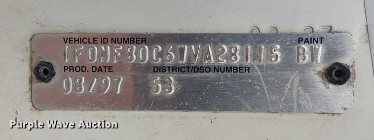 image for item FK0871 1998 Ford F800 dump flatbed truck