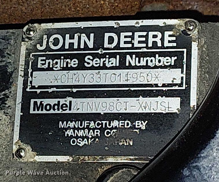 image for item FK0873 2017 John Deere 324E skid steer loader