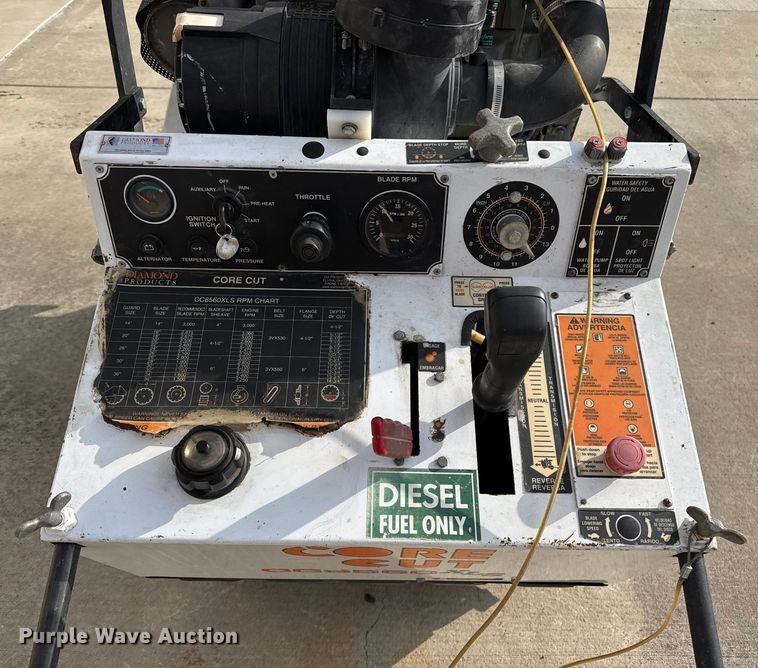 image for item FK0878 Core Cut CC6560XLS concrete saw