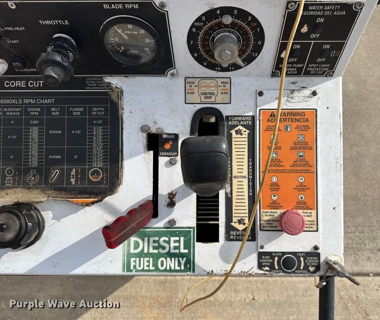 image for item FK0878 Core Cut CC6560XLS concrete saw