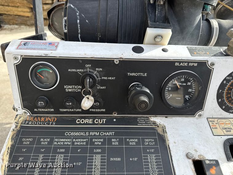 image for item FK0878 Core Cut CC6560XLS concrete saw