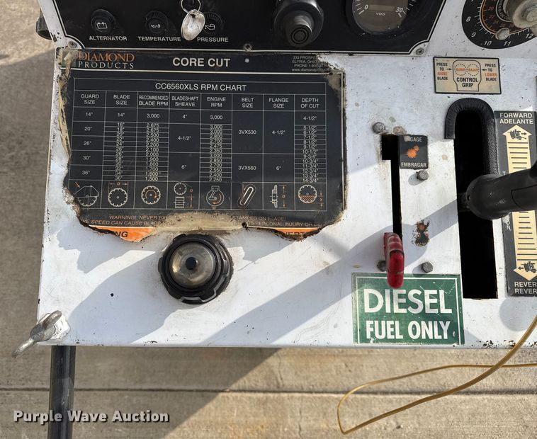 image for item FK0878 Core Cut CC6560XLS concrete saw