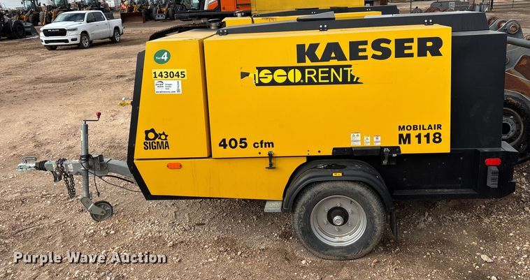 image for item FK2509 2022 Kaeser Mobilair M118 air compressor