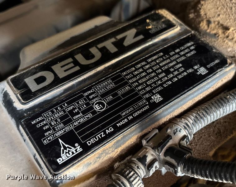 image for item FK2509 2022 Kaeser Mobilair M118 air compressor