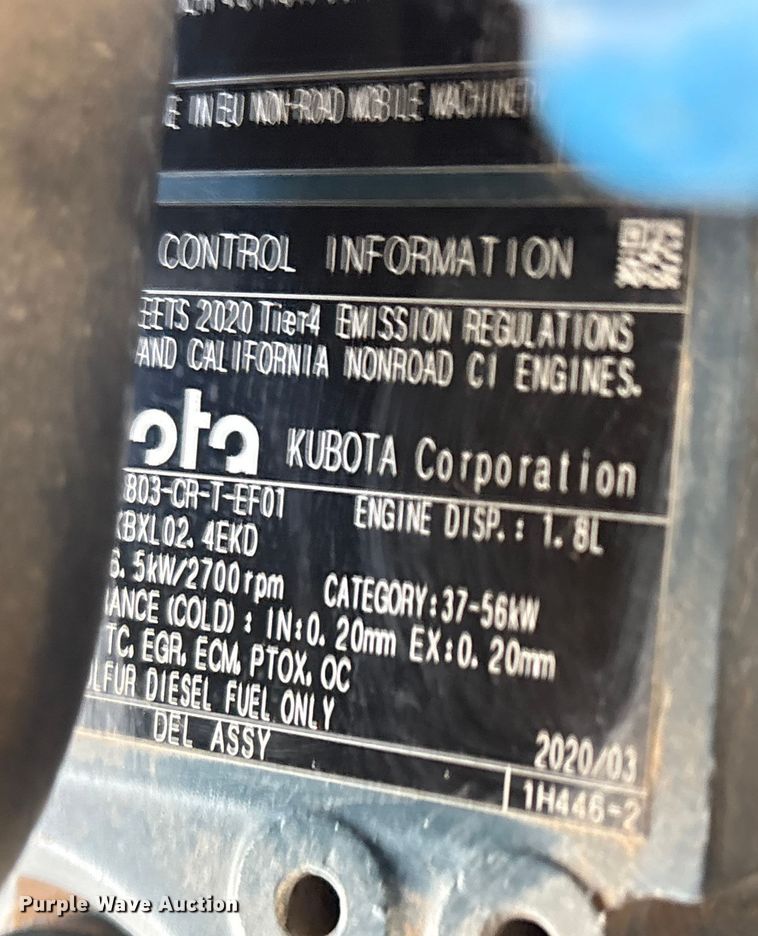 image for item FK2511 2022 Kaeser Mobilair M55PE air compressor