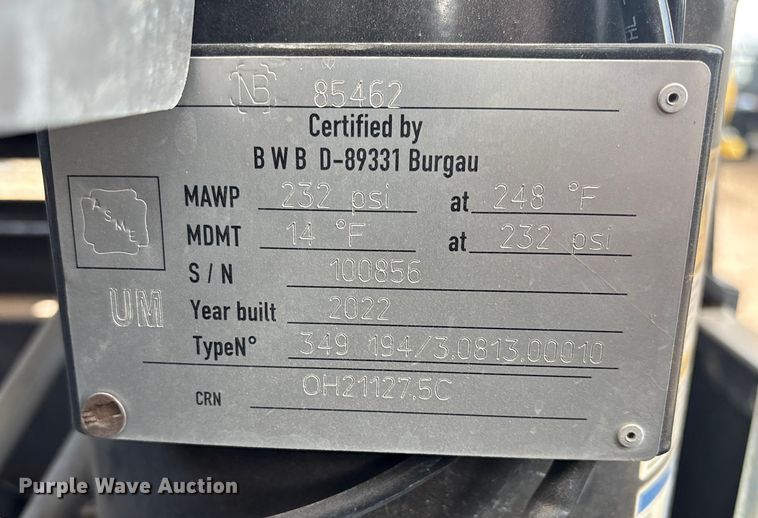 image for item FK2511 2022 Kaeser Mobilair M55PE air compressor