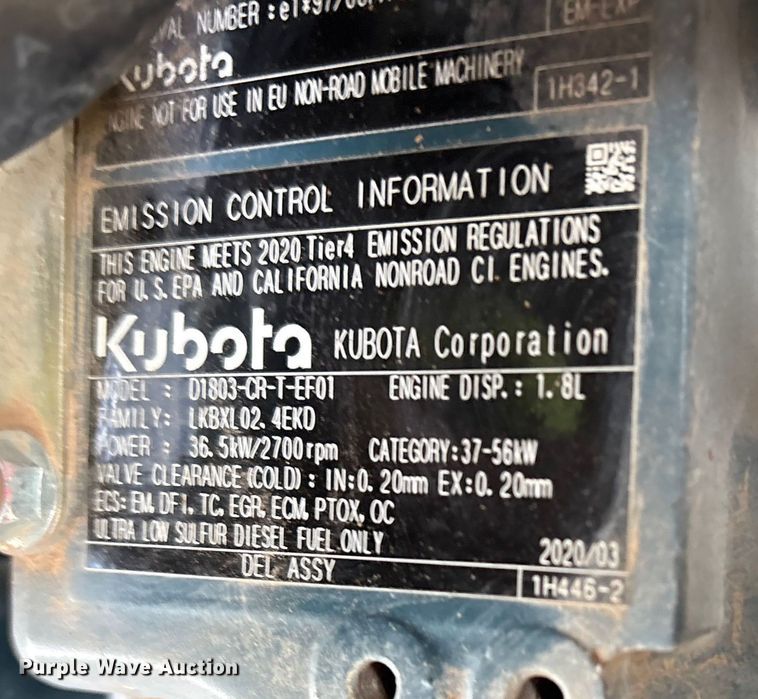 image for item FK2511 2022 Kaeser Mobilair M55PE air compressor