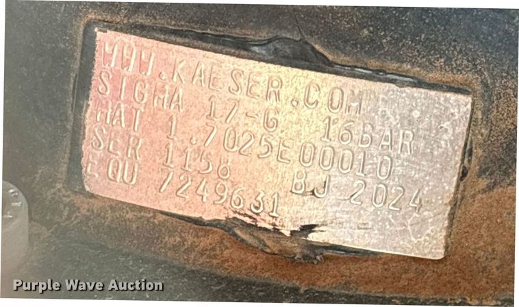 image for item FK2511 2022 Kaeser Mobilair M55PE air compressor