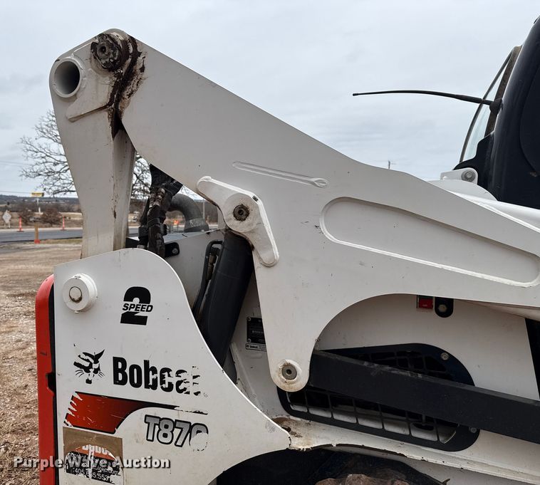 image for item HI9387 2021 Bobcat T870 tracked skid steer loader