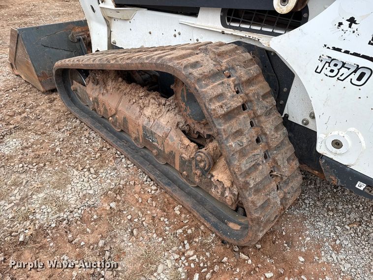 image for item HI9387 2021 Bobcat T870 tracked skid steer loader