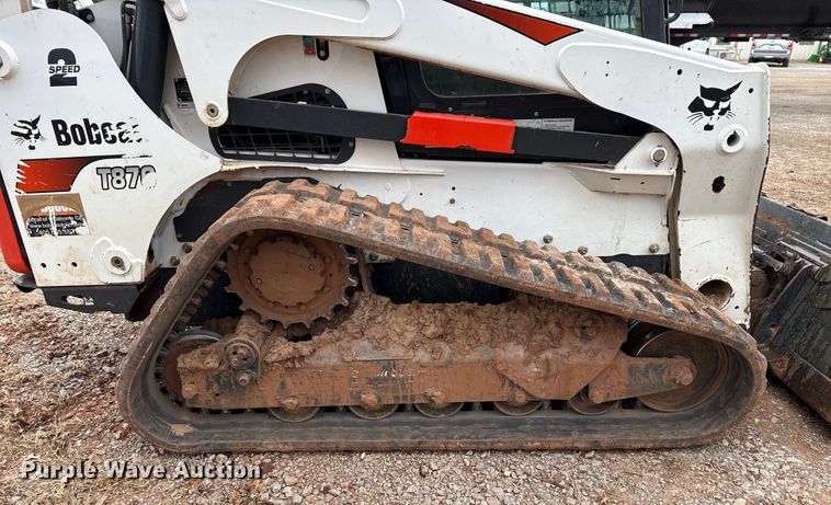 image for item HI9387 2021 Bobcat T870 tracked skid steer loader