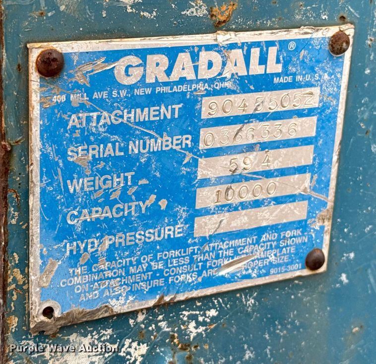 image for item HI9388 2004 Gradall 544D-10 telehandler