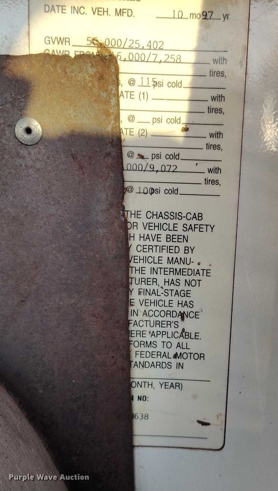 image for item IH9363 1998 International 4900 dump truck