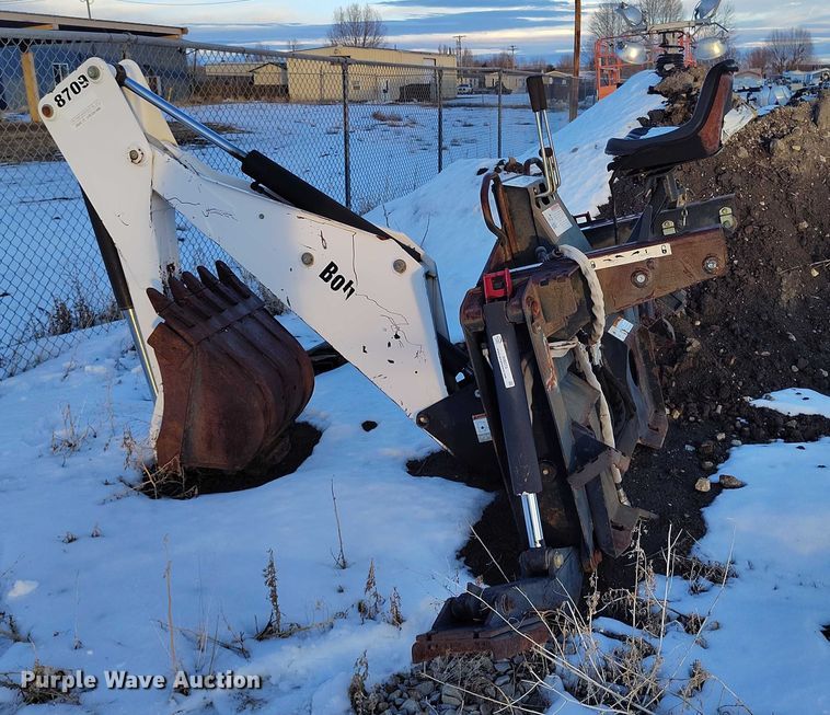 image for item IH9375 Bobcat 8709  skid steer backhoe attachment