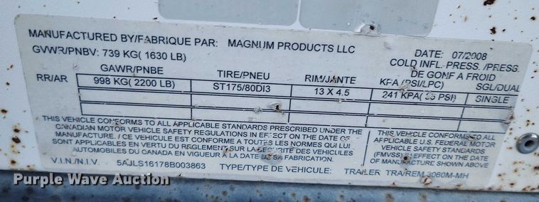 image for item IH9381 2008 Magnum light plant