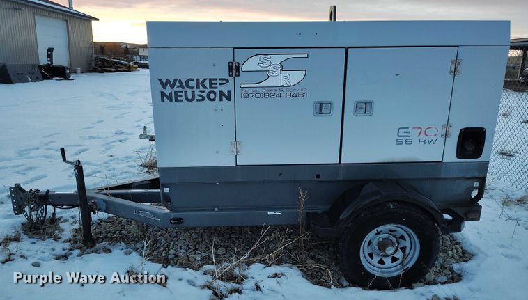 image for item IH9382 2010 Wacker Neuson G70 generator
