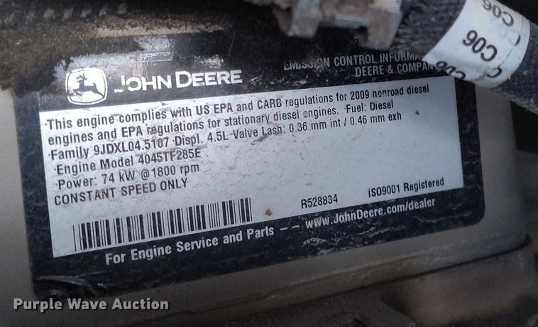 image for item IH9382 2010 Wacker Neuson G70 generator