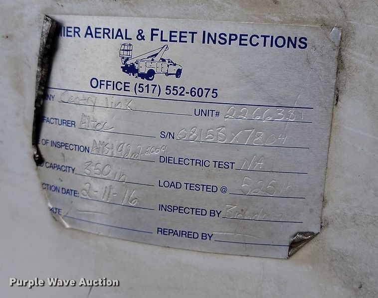 image for item IH9386 2016 Ford F450 Super Duty bucket truck