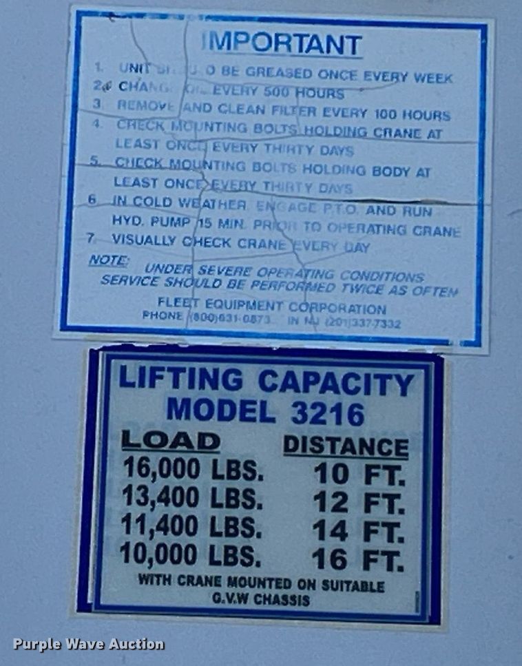 image for item KH9610 2003 Sterling L-Line utility / service truck