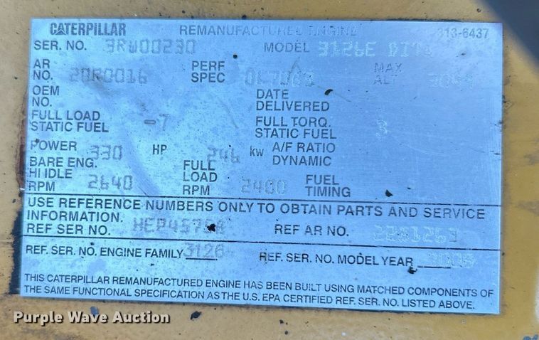 image for item KH9610 2003 Sterling L-Line utility / service truck