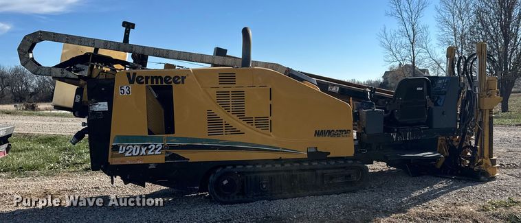 image for item NA9859 2015 Vermeer D20x22 Series II Navigator directional boring unit