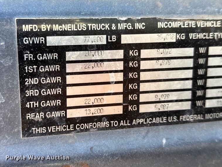 image for item NA9866 1999 Mack RD690S ready mix truck