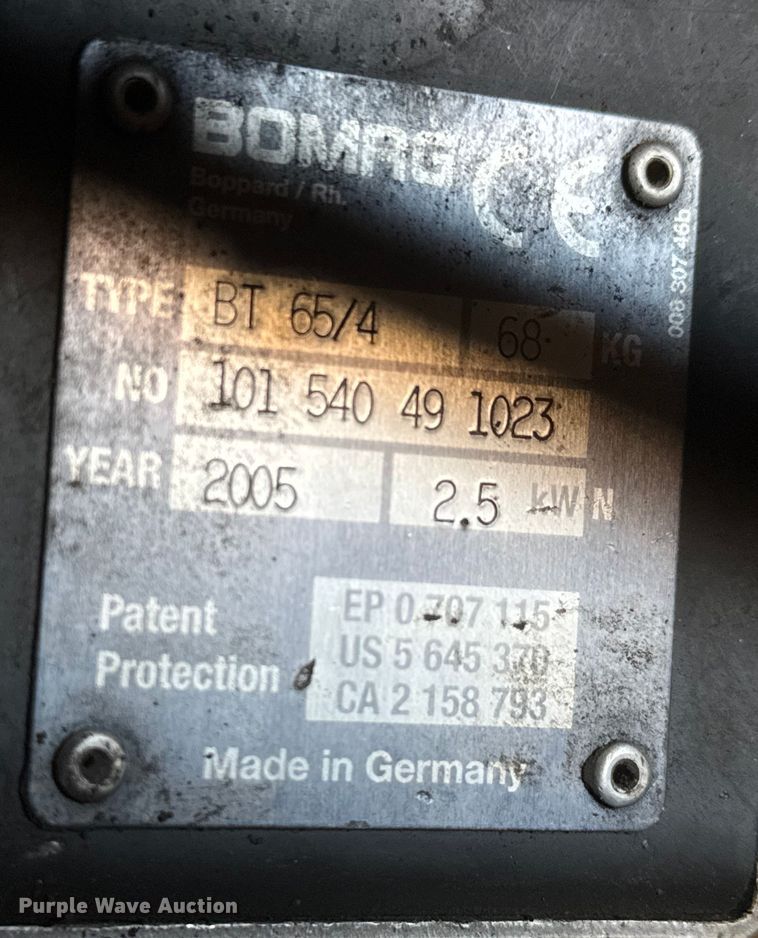 image for item NA9881 (2) plate compactors