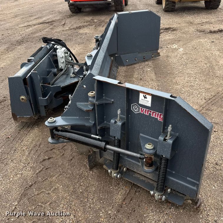 image for item NA9968 Virnig HSBP144 skid steer snow plow