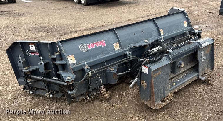 image for item NA9968 Virnig HSBP144 skid steer snow plow